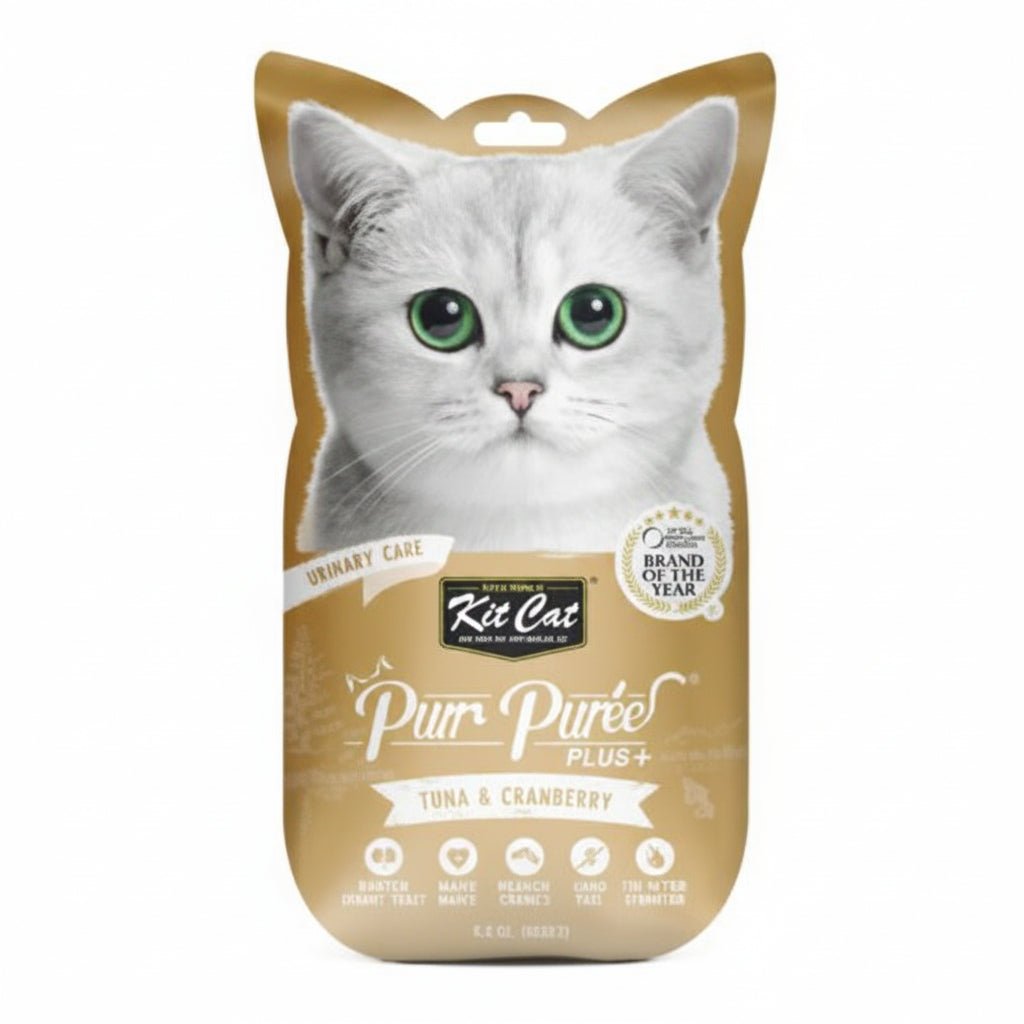 Kit Cat Purr Puree Plus+ Tuna & Cranberry (Urinary Care) - SNH Packing