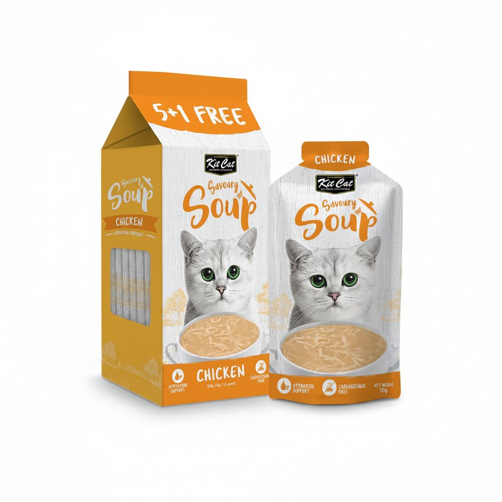 Kit Cat Savoury Soup Chicken 300g ( 6 X 50g ) - SNH Packing