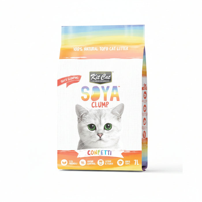 Kit Cat Soya Clump Soybean Litter Confetti 7L