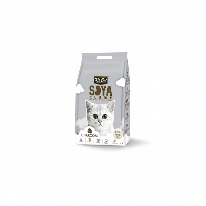 Kit Cat SoyaClump Soyabean Litter Charcoal 7L