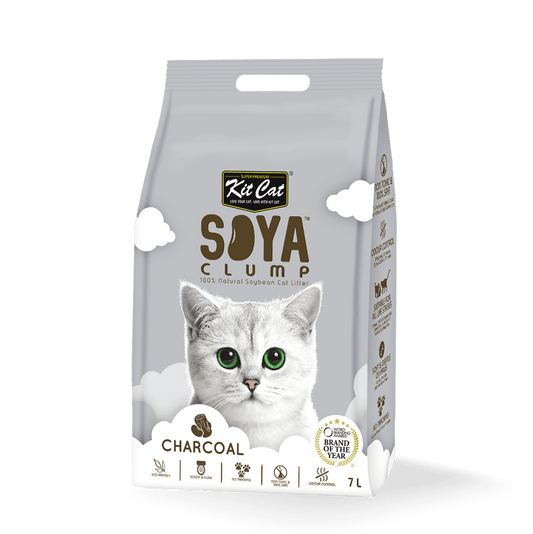 Kit Cat SoyaClump Soyabean Litter Charcoal 7L - SNH Packing