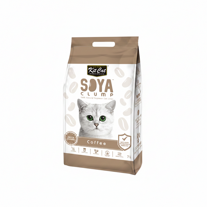 Kit Cat SoyaClump Soyabean Litter Coffee 7L