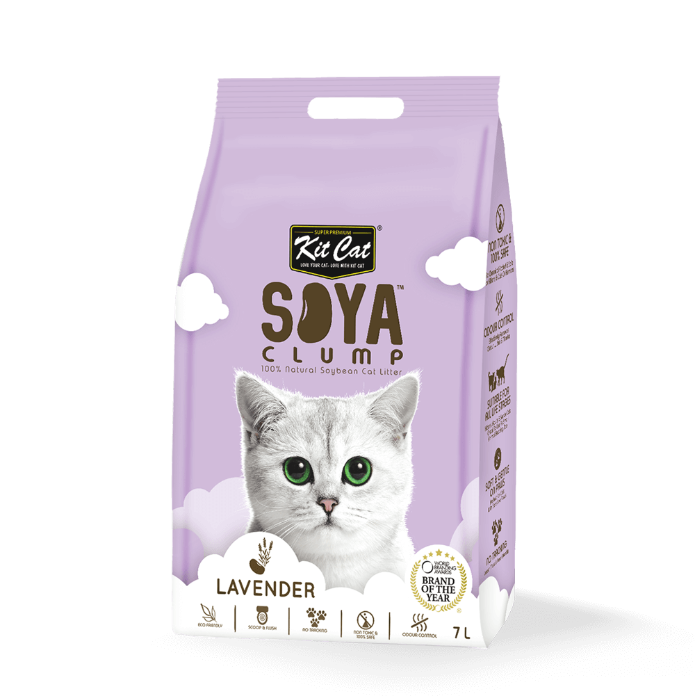 Kit Cat SoyaClump Soyabean Litter Lavander 7L - SNH Packing