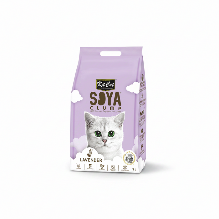 Kit Cat SoyaClump Soyabean Litter Lavander 7L