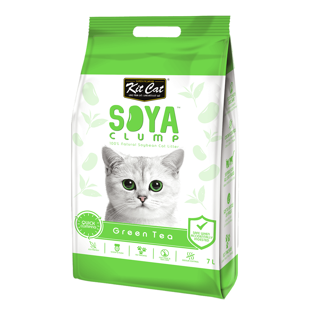 Kit Cat SoyaClump Soybean Litter G Tea 7L - SNH Packing