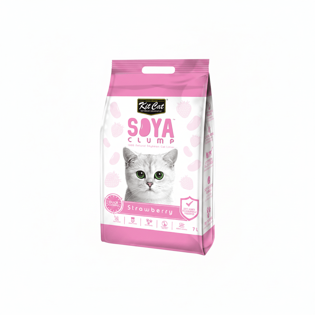 Kit Cat SoyaClump Soybean Litter Strawberry 7L - SNH Packing