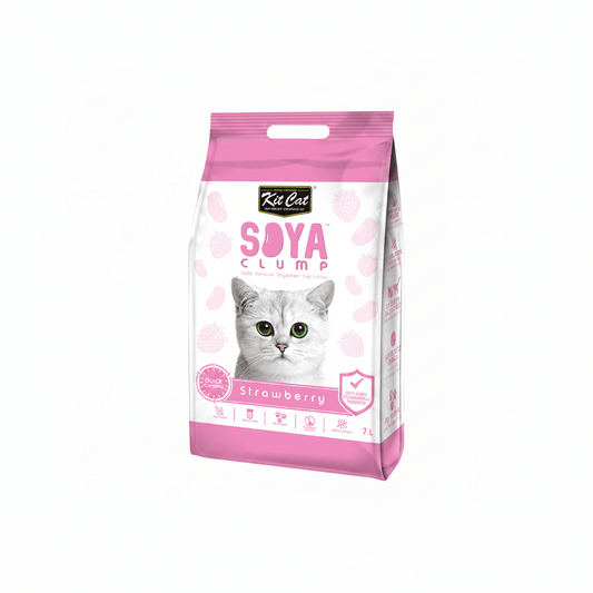Kit Cat SoyaClump Soybean Litter Strawberry 7L - SNH Packing