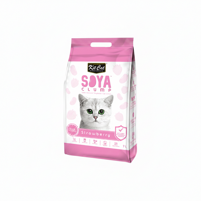 Kit Cat SoyaClump Soybean Litter Strawberry 7L