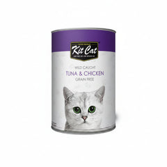 Kit Cat Wild Caught Tuna & Chicken 400G - SNH Packing