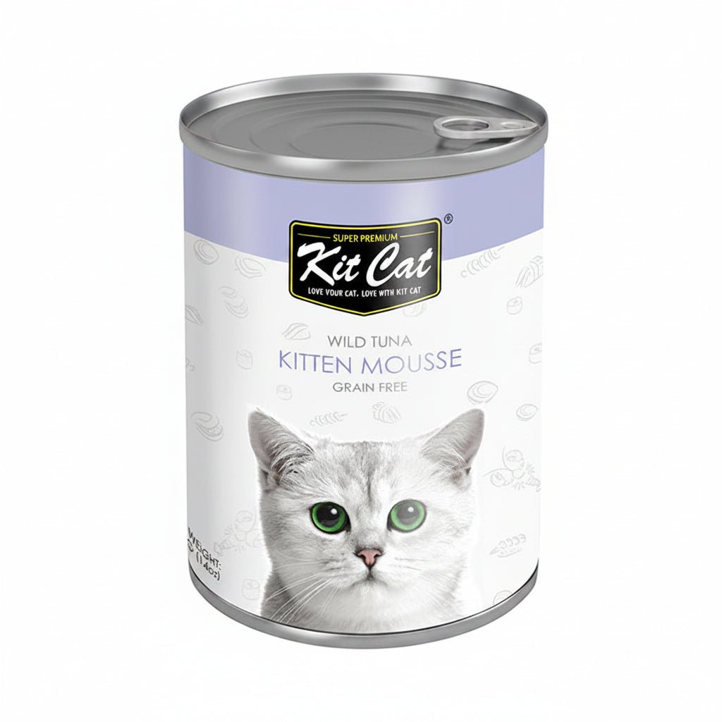 Kit Cat Wild Tuna Kitten Mousse Canned Cat Food 400g - SNH Packing