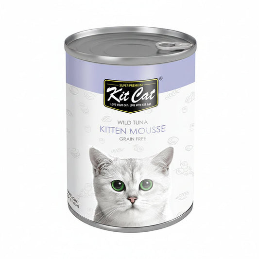 Kit Cat Wild Tuna Kitten Mousse Canned Cat Food 400g - SNH Packing