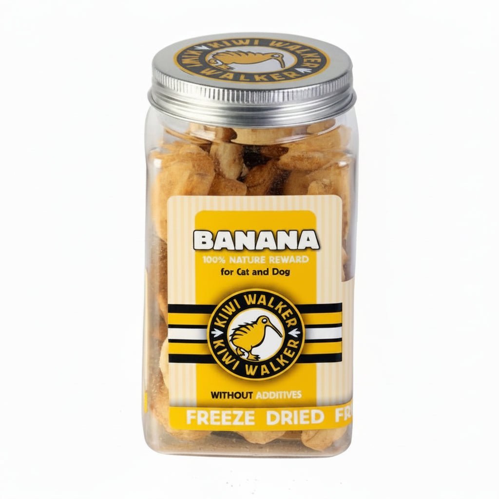 KIWI WALKER Freeze Dried Grain Free Snack Banana Dog & Cat Treats 70G - SNH Packing