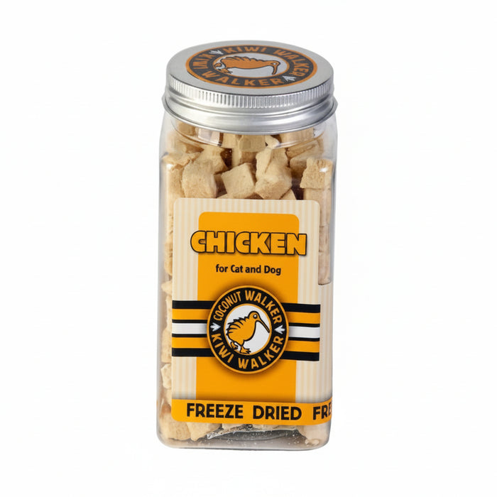 KIWI WALKER Freeze Dried Grain Free Snack Chicken Cubes Dog & Cat Treats 80G