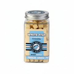 KIWI WALKER Freeze Dried Grain Free Snack White Fish Cubes Dog & Cat Treats 60G - SNH Packing