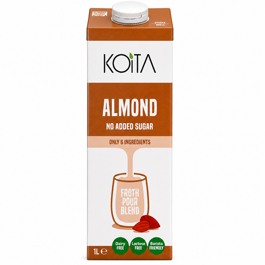 Koita Almond Milk No Added Sugar Plant Based 1L
