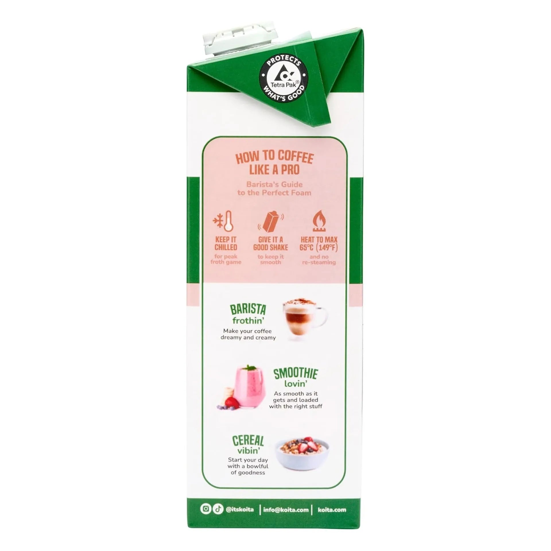 Koita Plant Based Coconut Milk (No Added Sugar) 1LTR - SNH Packing