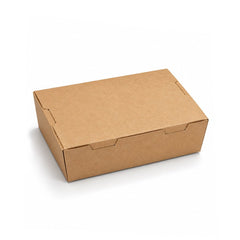 Kraft Lunch Box Brown No Window 120mm to 195mm - SNH Packing