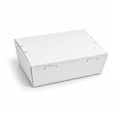 Kraft Lunch Box Without Window White Paperboard Takeaway Packaging - SNH Packing
