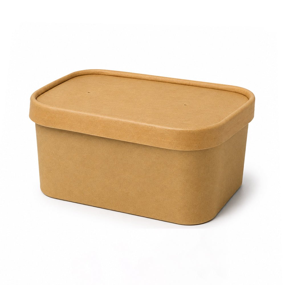 Kraft Rectangular paper Container
