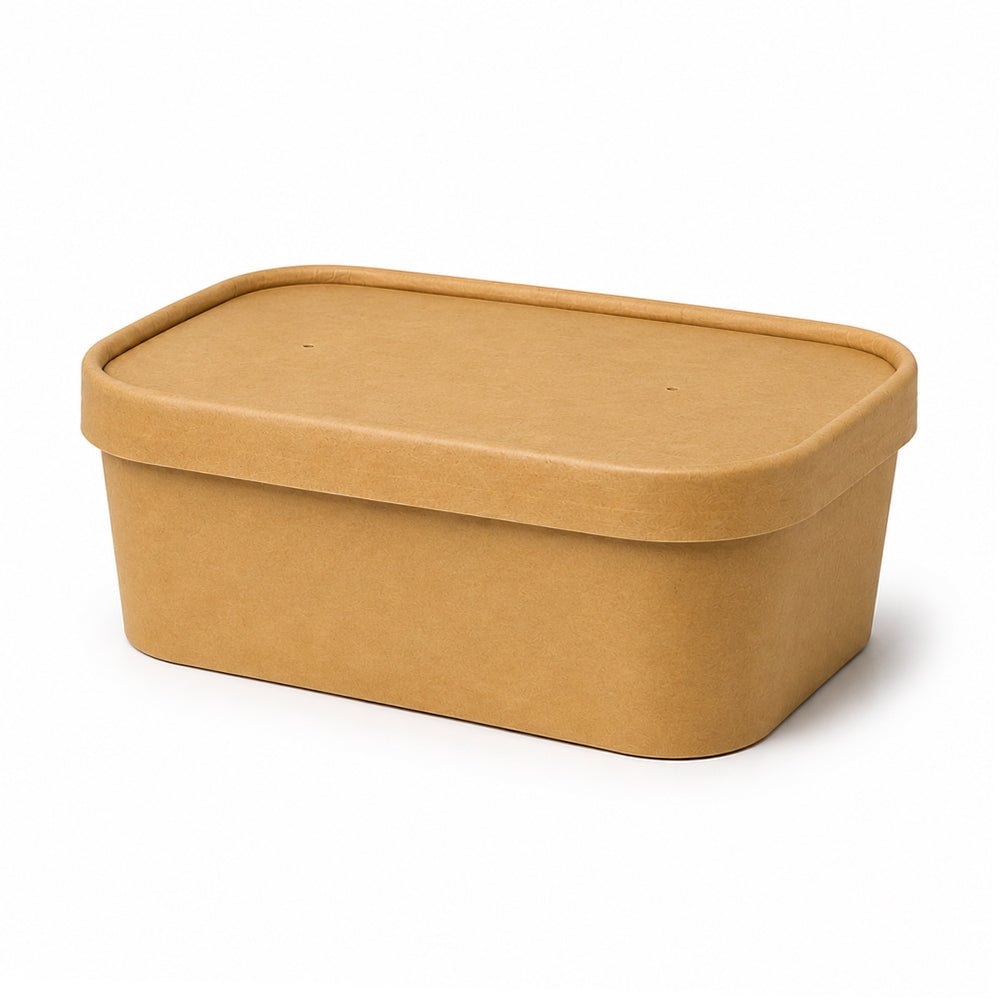 Kraft Rectangular paper Container
