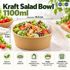 Kraft Salad Bowl 500ml to 1300ml
