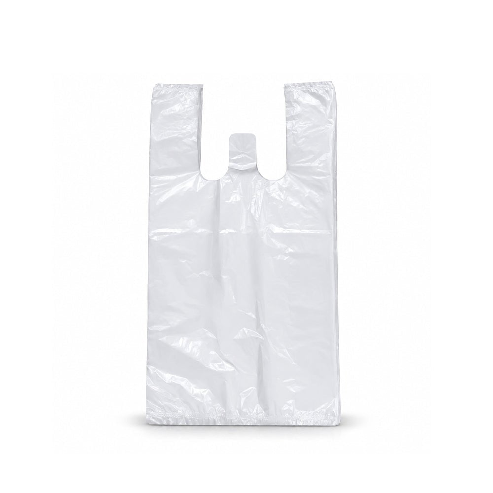 LD Shopper White Plastic Carry Bags 15KG Multiple Sizes - SNH Packing