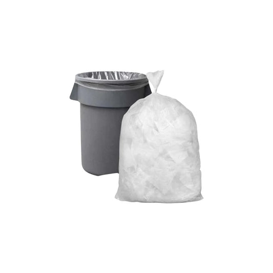 LDPE Clear Garbage Bags 20KG 80 Micron Heavy Duty Trash Bags - SNH Packing