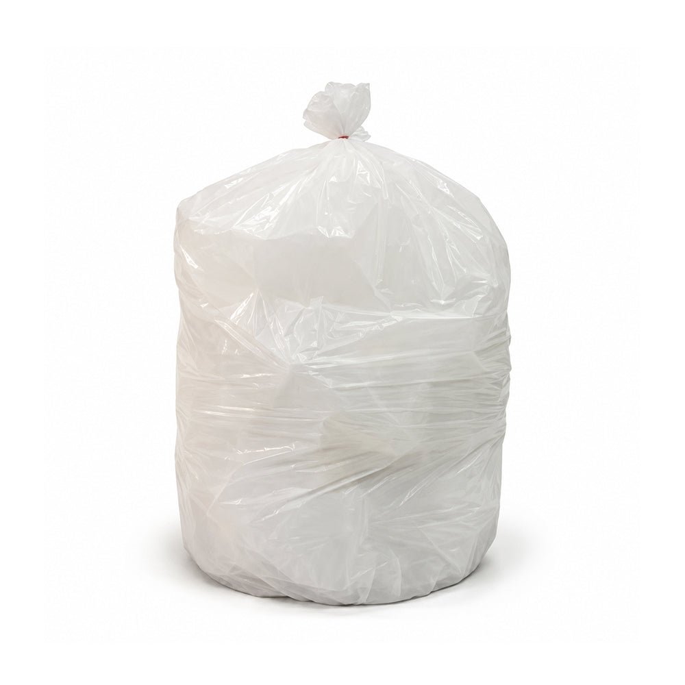 LDPE Clear Garbage Bags 20KG 80 Micron Heavy Duty Trash Bags - SNH Packing