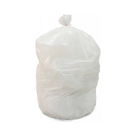 LDPE Clear Garbage Bags 20KG 80 Micron Heavy Duty Trash Bags - SNH Packing