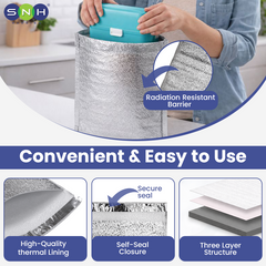 Insulated Thermal Pouches – Durable Food Delivery & Storage