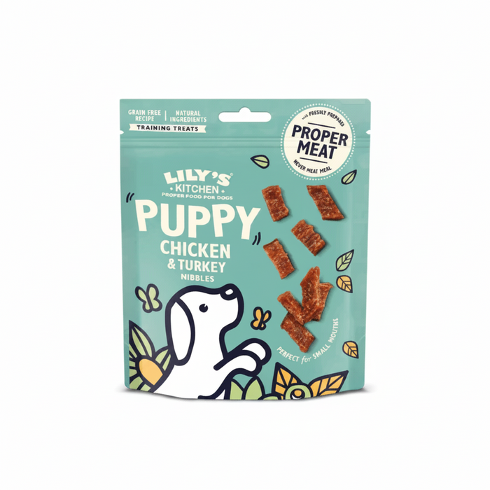 Lily's Kitchen Chicken & Turkey Nibbles Puppy Treats 70G