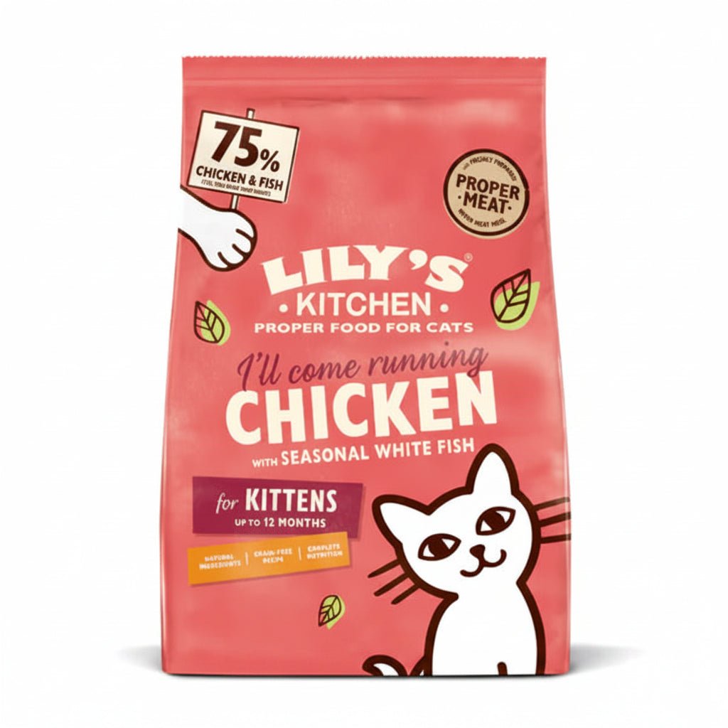 Lily's Kitchen Chicken & White Fish Kitten Dry Food - 800G - SNH Packing