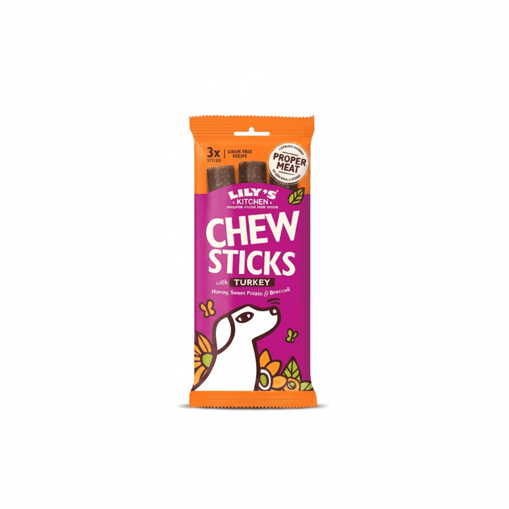 Lily's Kitchen Dog Chew Sticks with Turkey Dog Treats 120G - SNH Packing