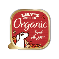 Lily's Kitchen Organic Beef Supper Wet Dog Food (150g) - SNH Packing