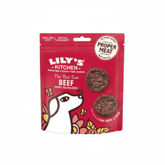 Lily's Kitchen The Best Ever Beef Mini Burgers Dog Treats 70G - SNH Packing