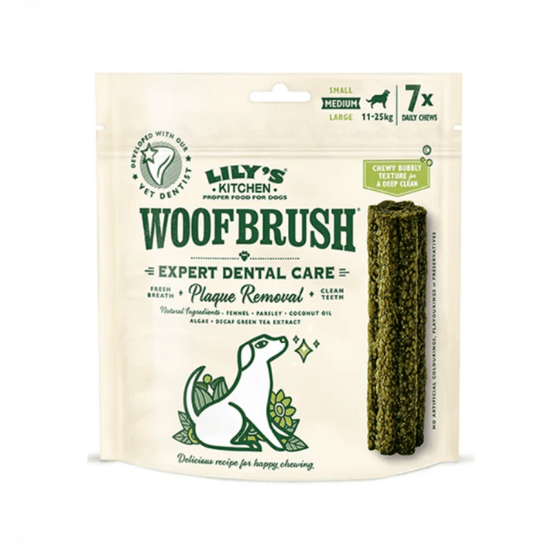 Lily's Kitchen Woofbrush Dental Dog Chews Bulk Pack Medium - SNH Packing