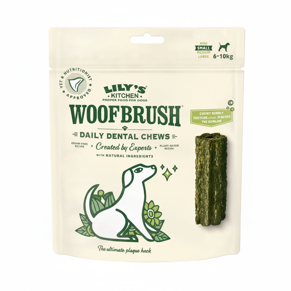 Lily's Kitchen Woofbrush Dental Dog Chews Bulk Pack - SMALL - SNH Packing
