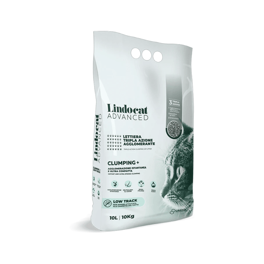 Lindocat Natural Bentonite Advanced Clumping + Low Track (Fragrance - free) 10 L - SNH Packing