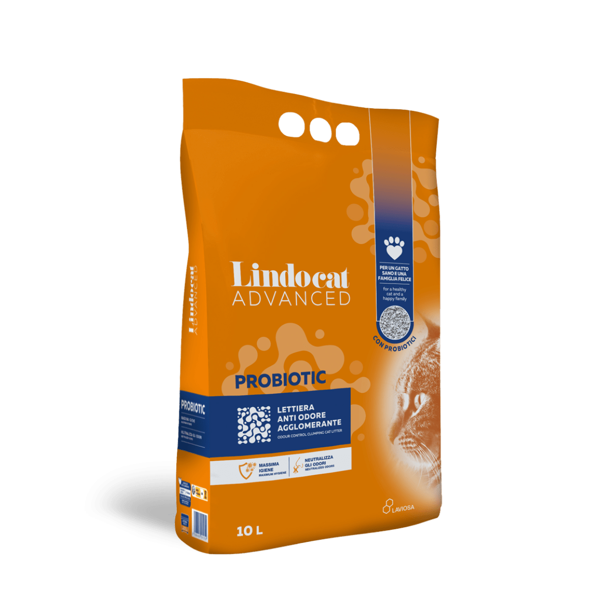 Lindocat White Bentonite Advanced Probiotic 10 L - SNH Packing