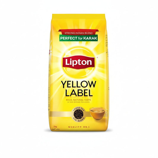 Lipton Yellow Label Black Loose Tea 5 Kg - SNH Packing