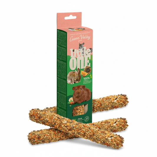 Little One Green Valley Fully edible grain free stick for small mammals with fruit 1x180g - SNH Packing