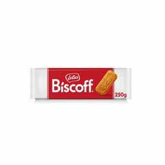 Lotus Biscoff cookie bar packaging on a white background
