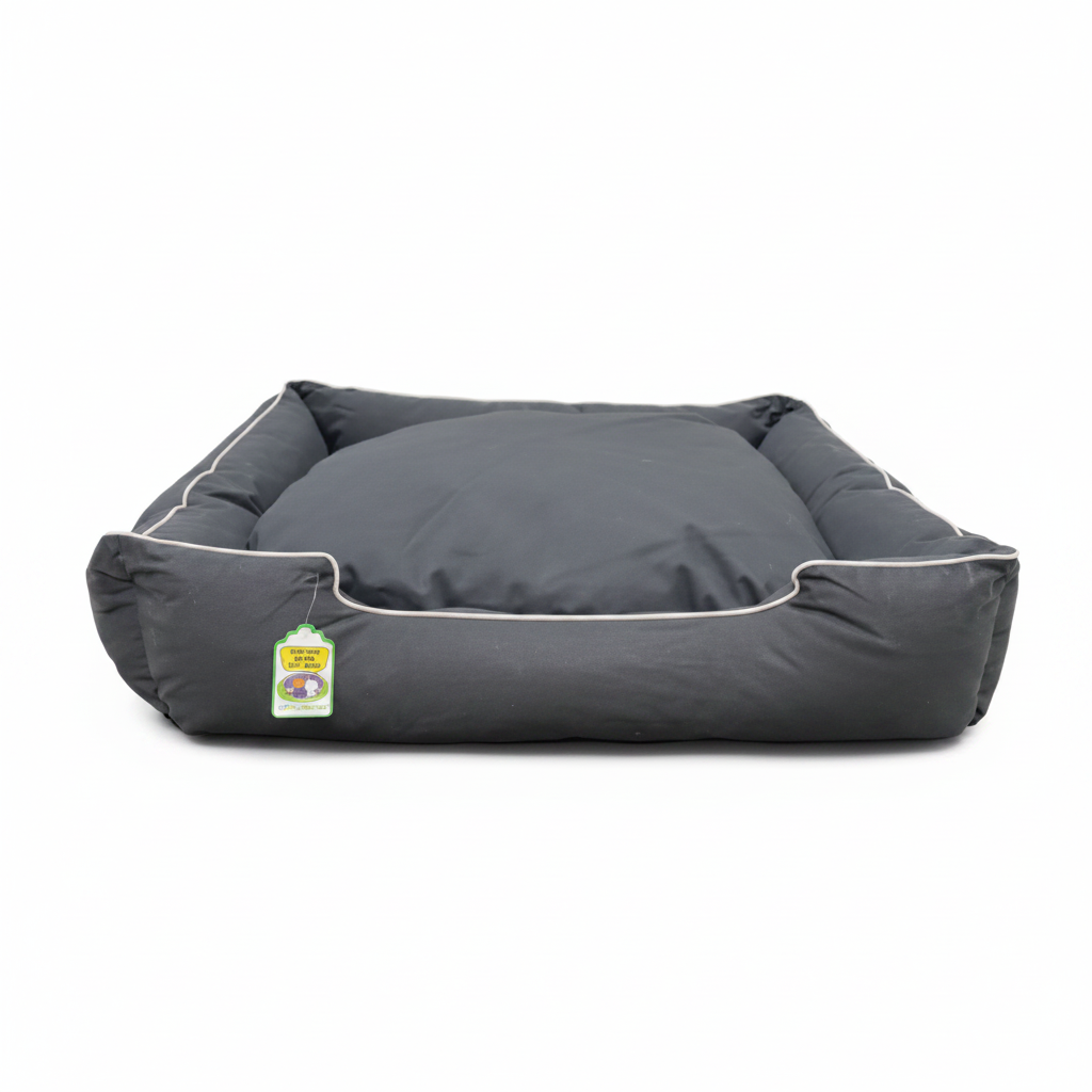 NutraPet L-97CM W-82CM H-28CM W/R LOUNGER BED BLACK L