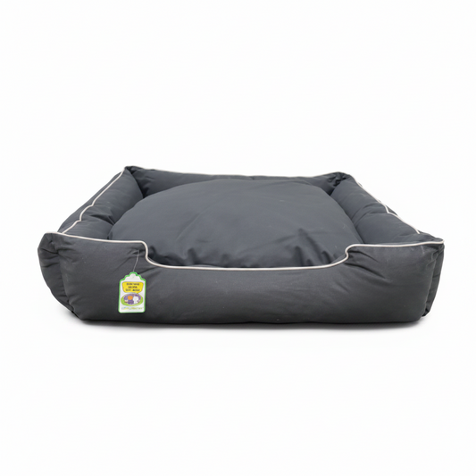 NutraPet L-97CM W-82CM H-28CM W/R LOUNGER BED BLACK L
