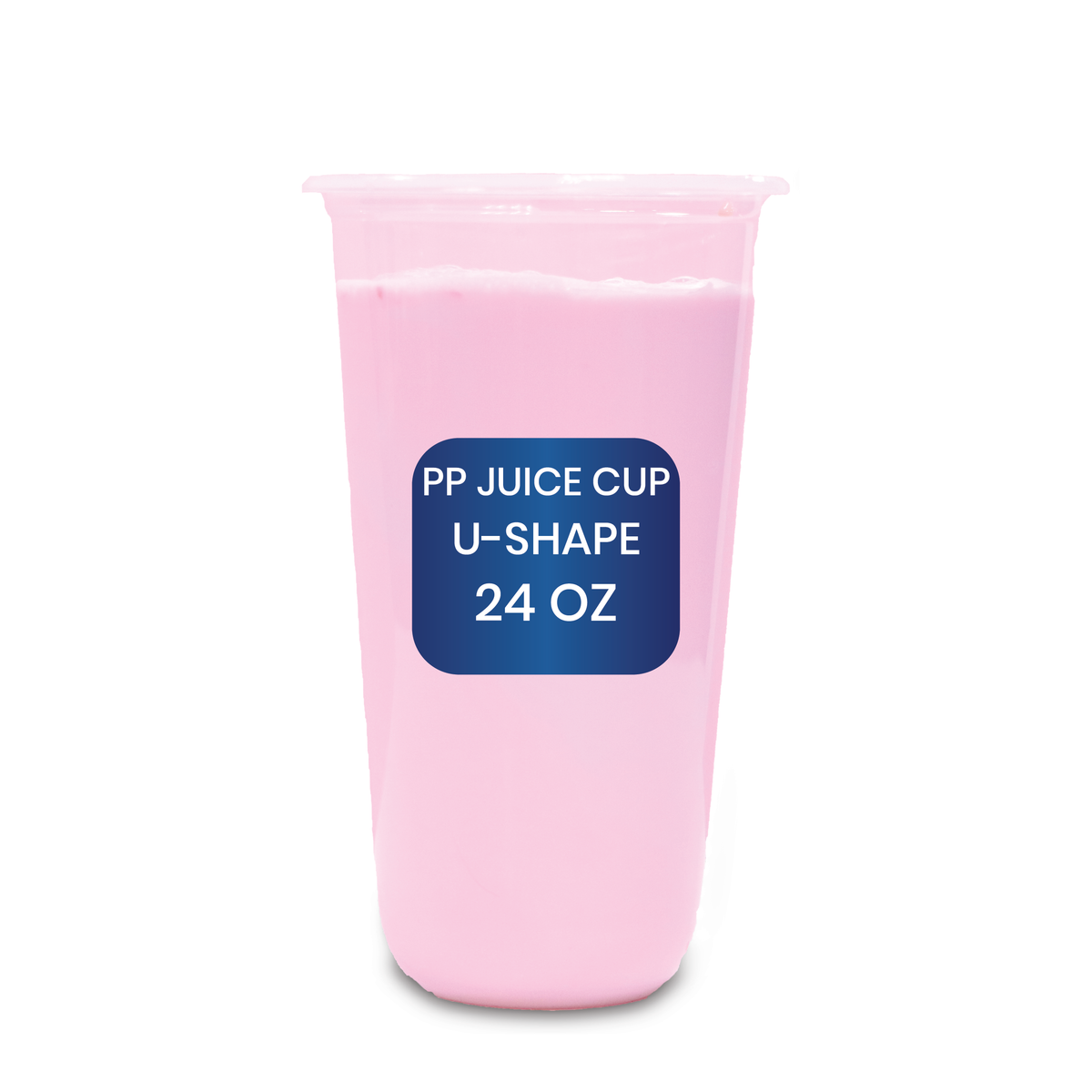 PP Juice Cups U-Shape – 16oz & 24oz (95mm) | Clear, Leak-Proof & Recyclable Cups