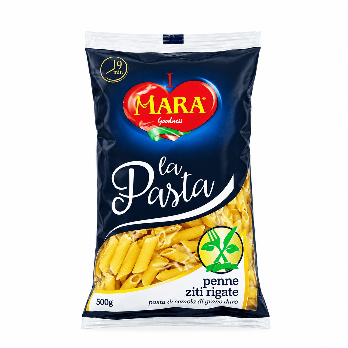 Mara Penne Ziti Rigate Pasta 500g Italian Durum Wheat Pasta - SNH Packing