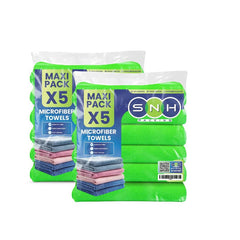 Microfiber Cleaning Cloth – 5 PCS PKT | 40x40 cm - SNH Packing