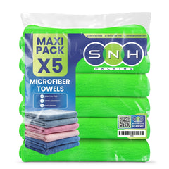 Microfiber Cleaning Cloth – 5 PCS PKT | 40x40 cm - SNH Packing