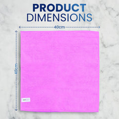 Microfiber Cleaning Cloth – 5 PCS PKT | 40x40 cm - SNH Packing