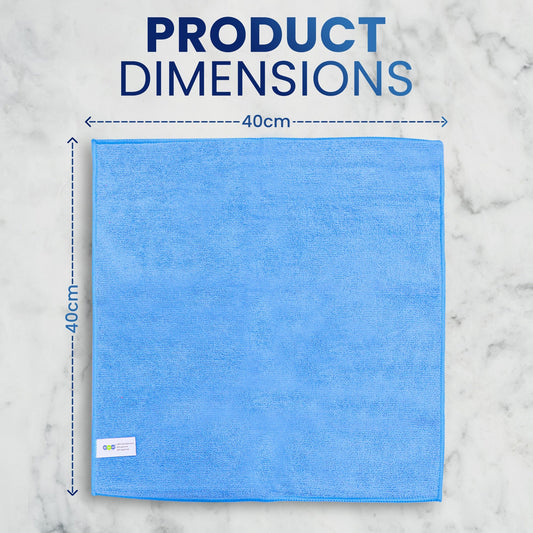 Microfiber Cleaning Cloth – 5 PCS PKT | 40x40 cm - SNH Packing